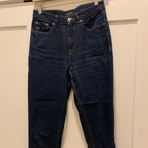Frank & Oak high rise jeans 100% cotton